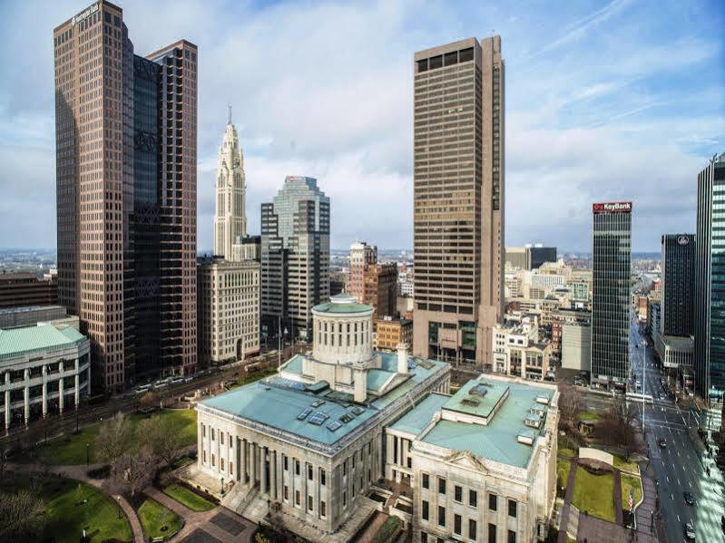 The Plaza Hotel Columbus At Capitol Square Exterior foto
